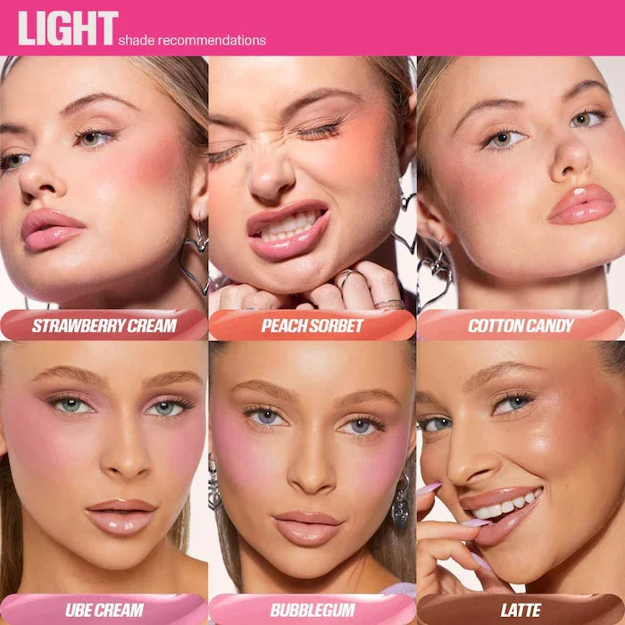 Fashion Beauty Rouge Filter Soft Glow Flüssigrouge Glanz Lippgloss Rouge Lippenstift Zuckerwatte Kaugummi Concealer Kosmetik