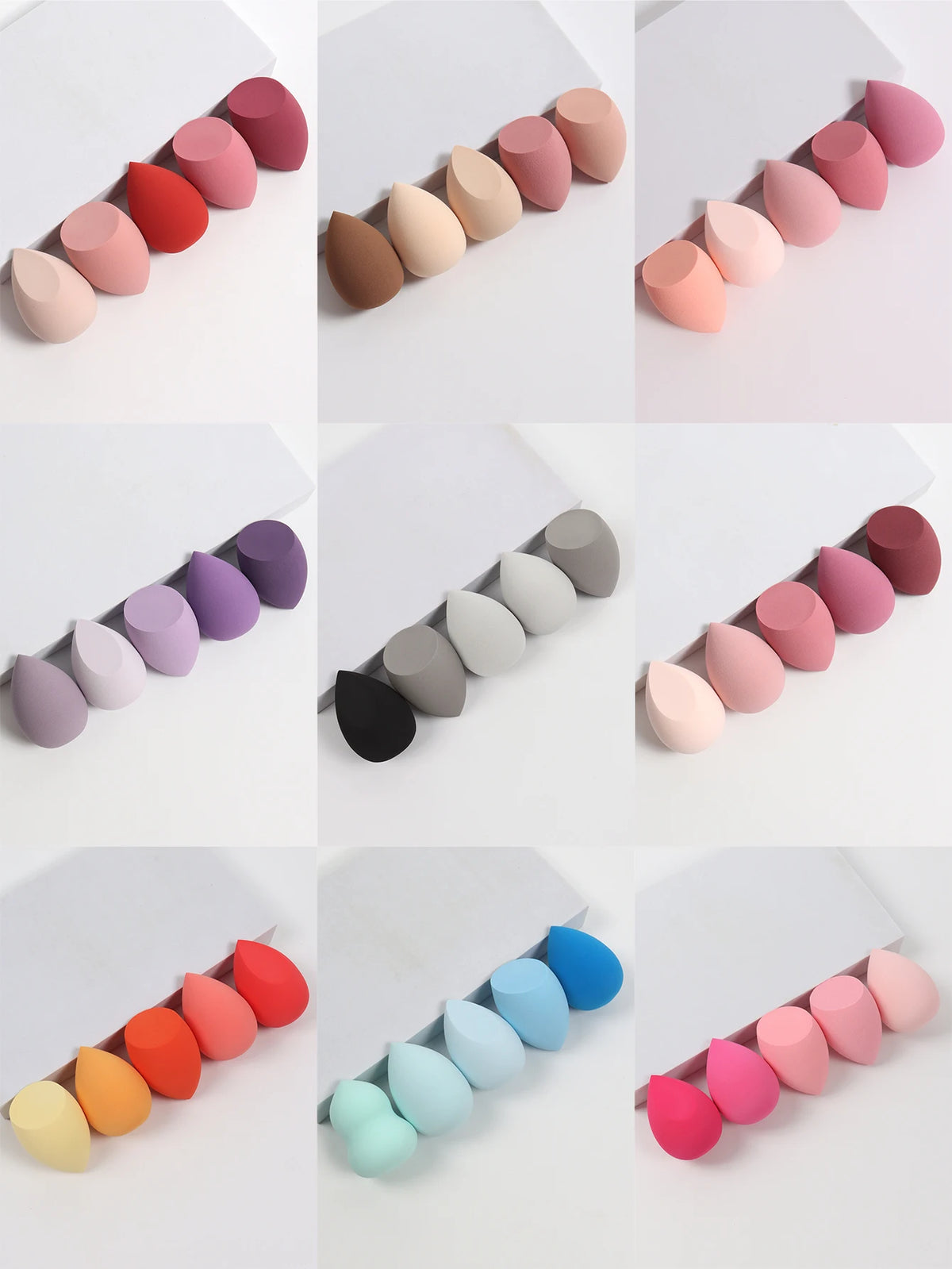 5 Beutel Beauty Eggs Make up Schwamm Foundation gemischt Beauty Schwamm makellose flüssig Creme und puder